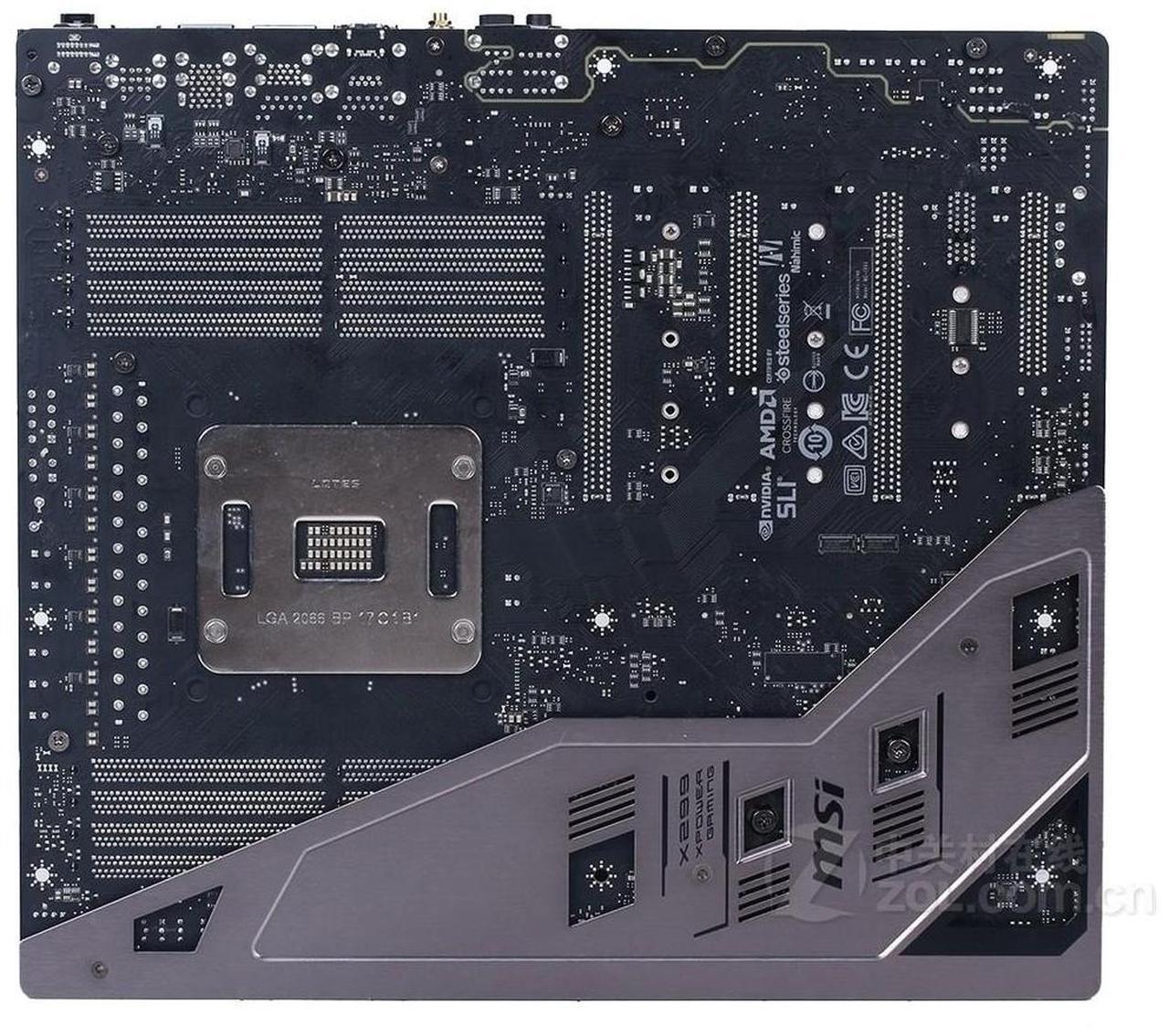Alt view image 2 of 4 - MSI X299 XPOWER GAMING AC Intel X299 LGA 2066 DDR4 128GB E-ATX Motherboard