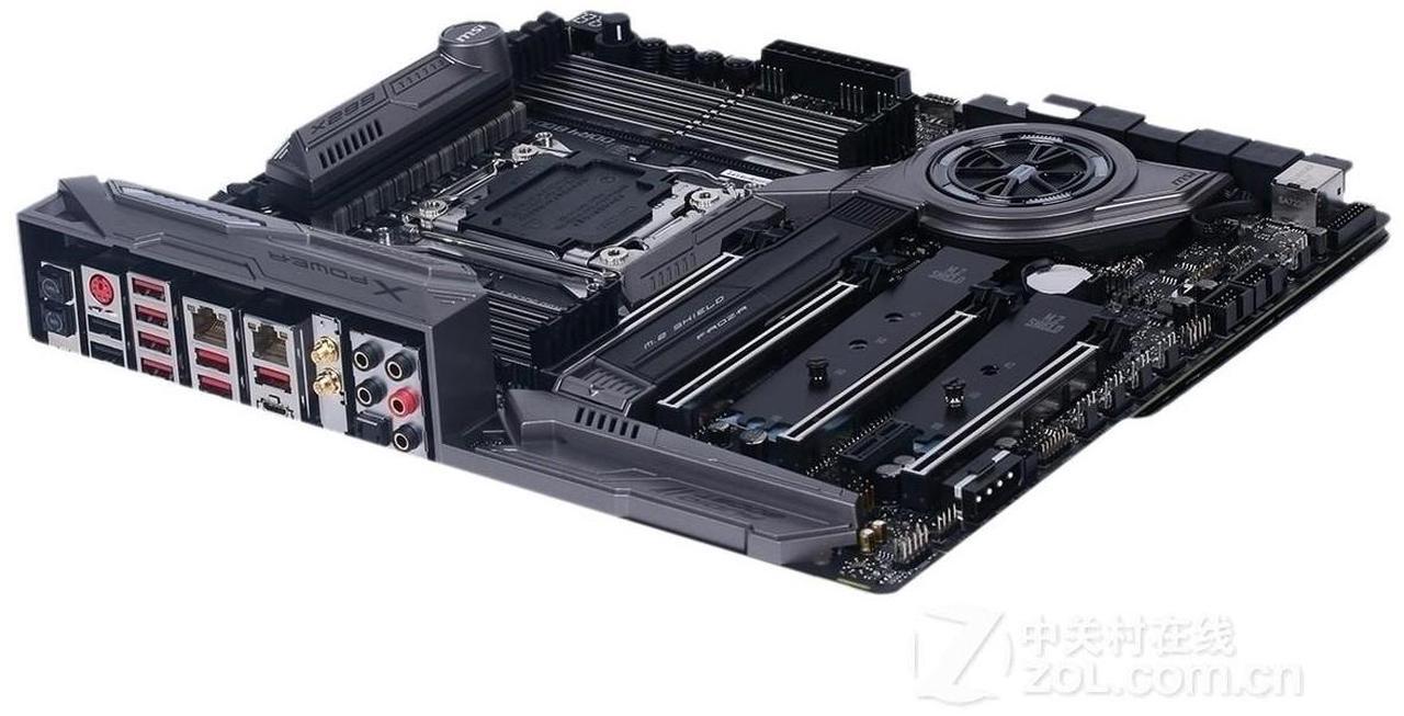 Alt view image 4 of 4 - MSI X299 XPOWER GAMING AC Intel X299 LGA 2066 DDR4 128GB E-ATX Motherboard