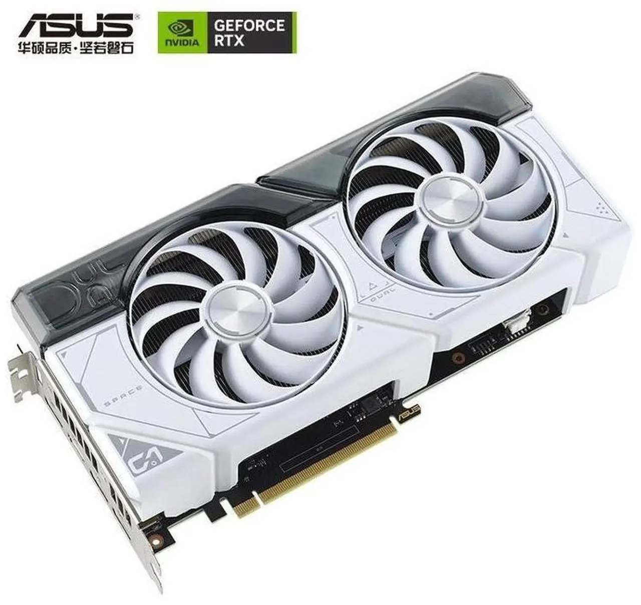 Alt view image 4 of 4 - ASUS DUAL RTX4070-O12G-WHITE Video Card GeForce RTX 4070