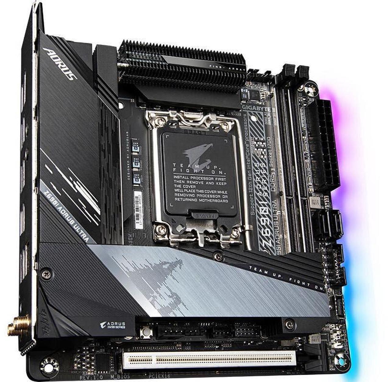 Alt view image 2 of 4 - GIGABYTE Z690I ULTRA LGA 1700 Intel Z690 DDR5 96GB Mini-ITX