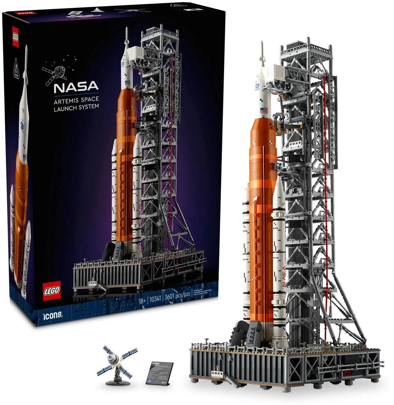 Alt view image 2 of 5 - international version Icons Series 10341 NASA Artemis Space Launch System Number of parts 3601 Suitable for age 18+ toy building blocks
