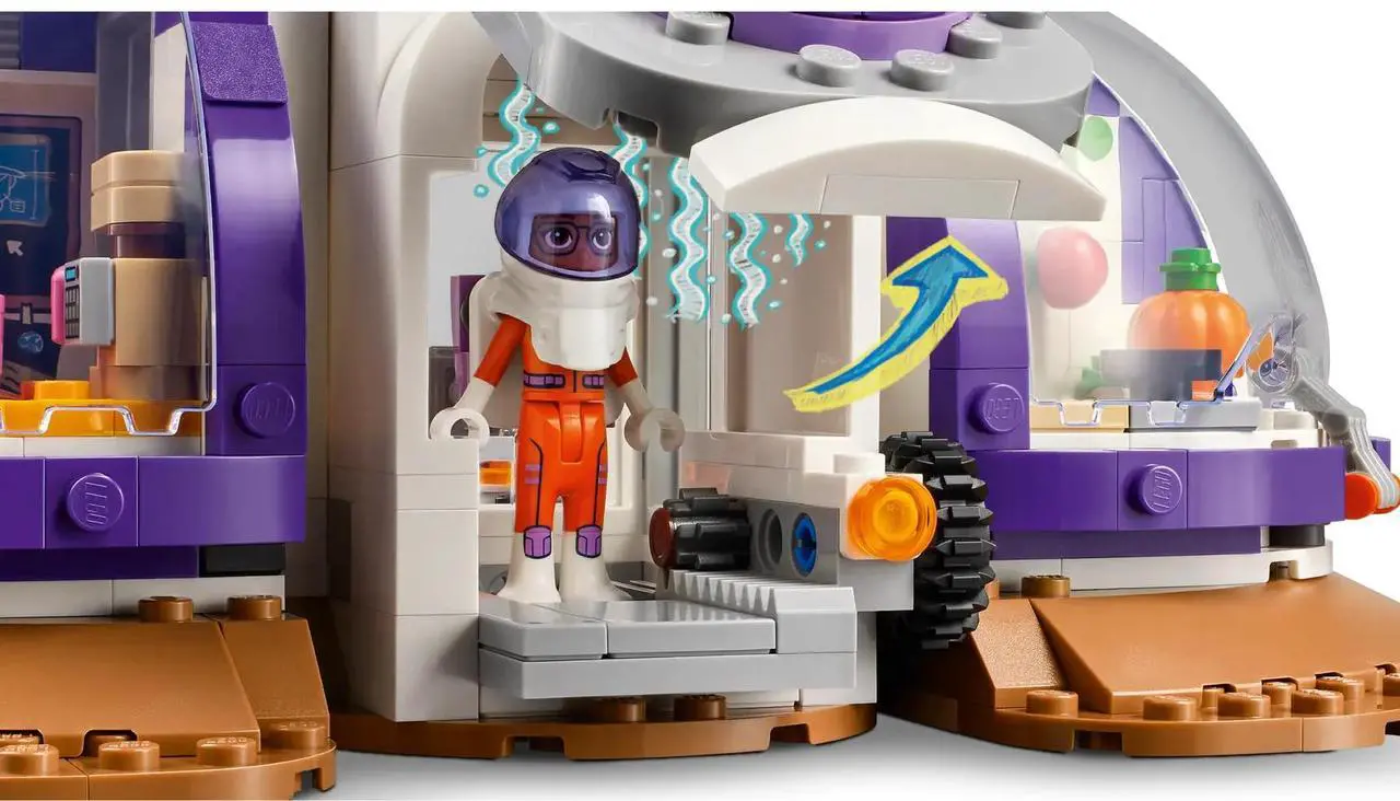 Alt view image 5 of 5 - international version Friends Series 42605 Mars Space Base and Rocket Number of parts 981 Suitable for age 8+ toy building blocks