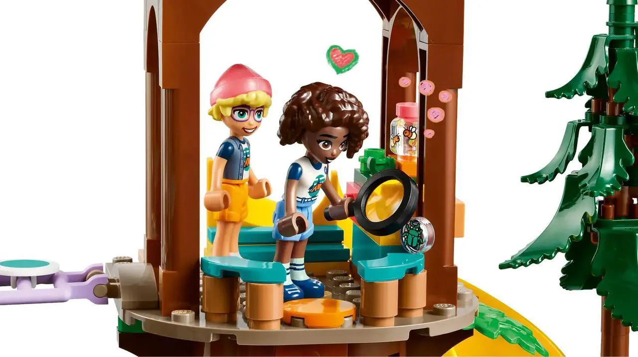 Alt view image 4 of 5 - international version Friends Series 42631 Adventure Camp Tree House Number of parts 1128 Suitable for age 8+ toy building blocks