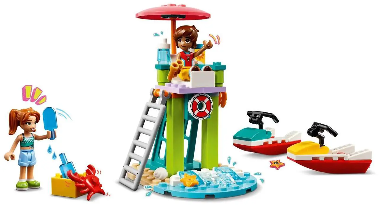 Alt view image 3 of 5 - international version Friends Series 42623 Beach Water Scooter Number of parts 84 Suitable for age 5+ toy building blocks