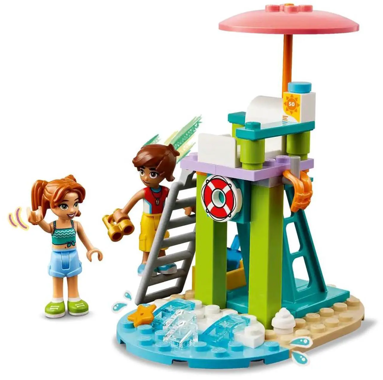 Alt view image 4 of 5 - international version Friends Series 42623 Beach Water Scooter Number of parts 84 Suitable for age 5+ toy building blocks