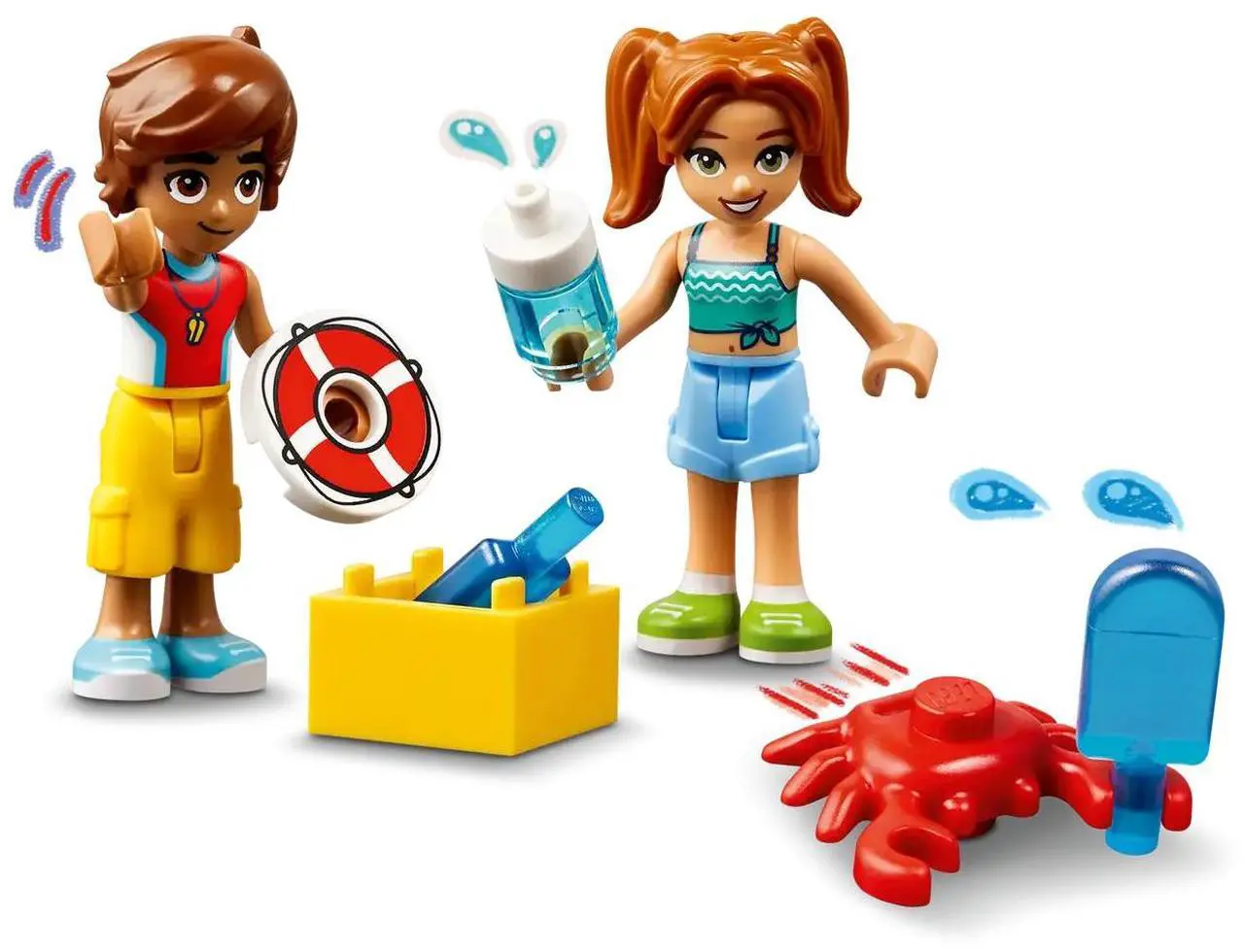 Alt view image 5 of 5 - international version Friends Series 42623 Beach Water Scooter Number of parts 84 Suitable for age 5+ toy building blocks