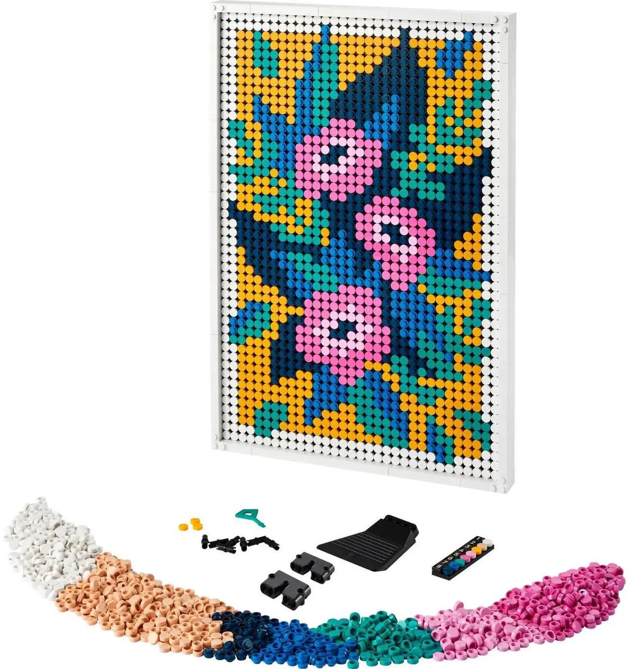 Main image of international version art Series 31207 Floral Art Number of parts 2870 Suitable for age 18+ toy building blocks