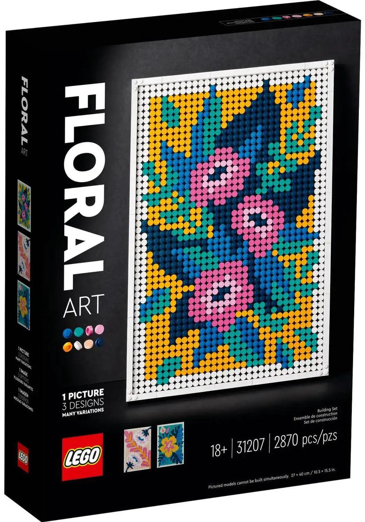 Alt view image 2 of 5 - international version art Series 31207 Floral Art Number of parts 2870 Suitable for age 18+ toy building blocks