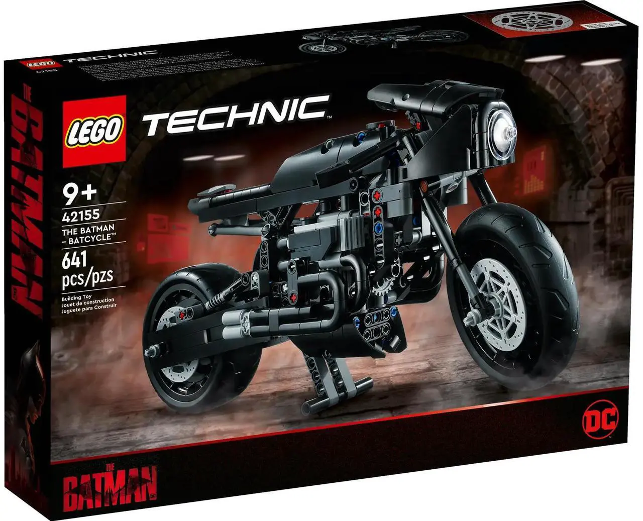 Alt view image 2 of 7 - international version Batman Series 42155 THE BATMAN  BATCYCLE Number of parts 641 Suitable for age 9+ toy building blocks