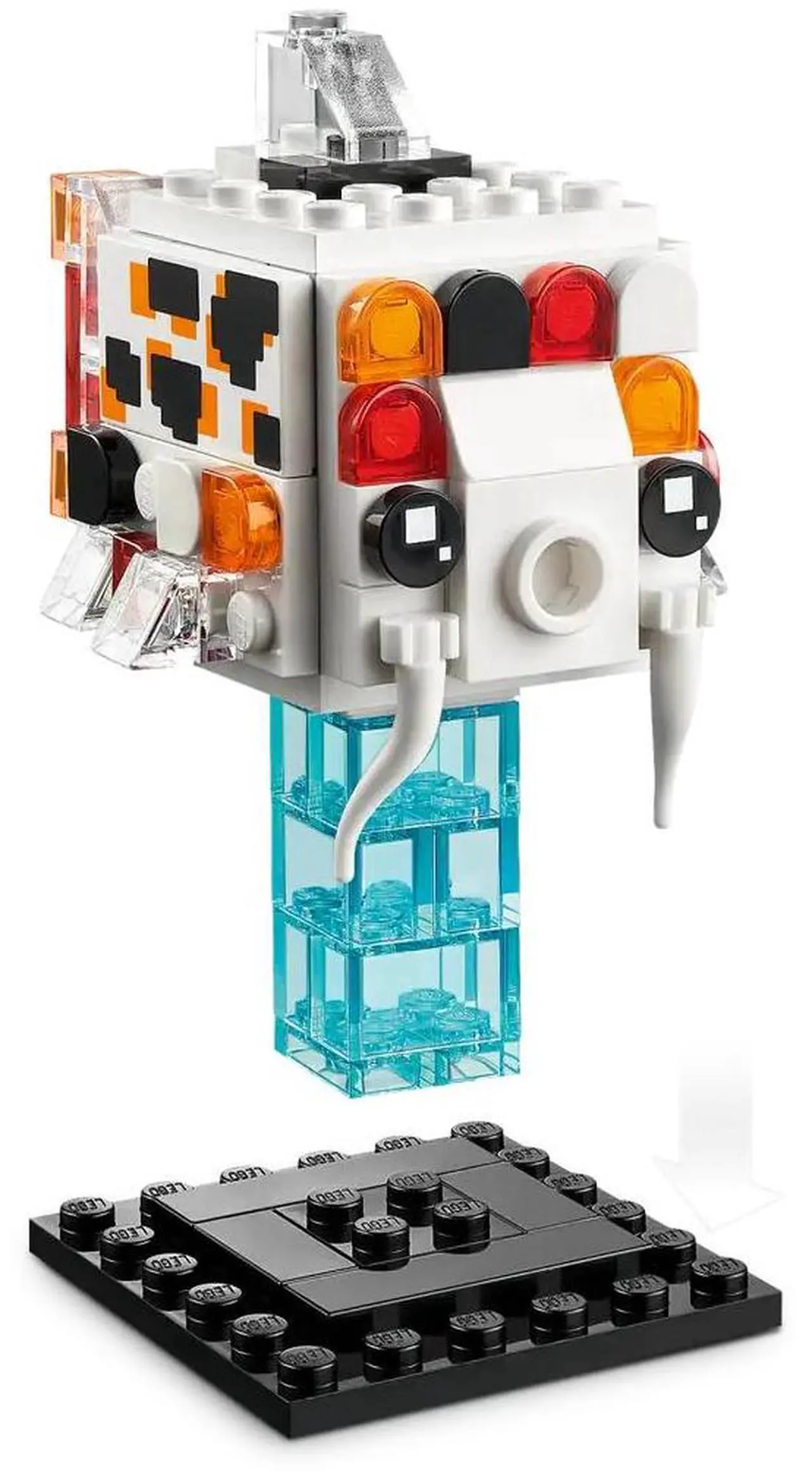 Alt view image 5 of 5 - international version BrickHeadz Series 40545 Koi Fish Number of parts 203 Suitable for age 8+ toy building blocks