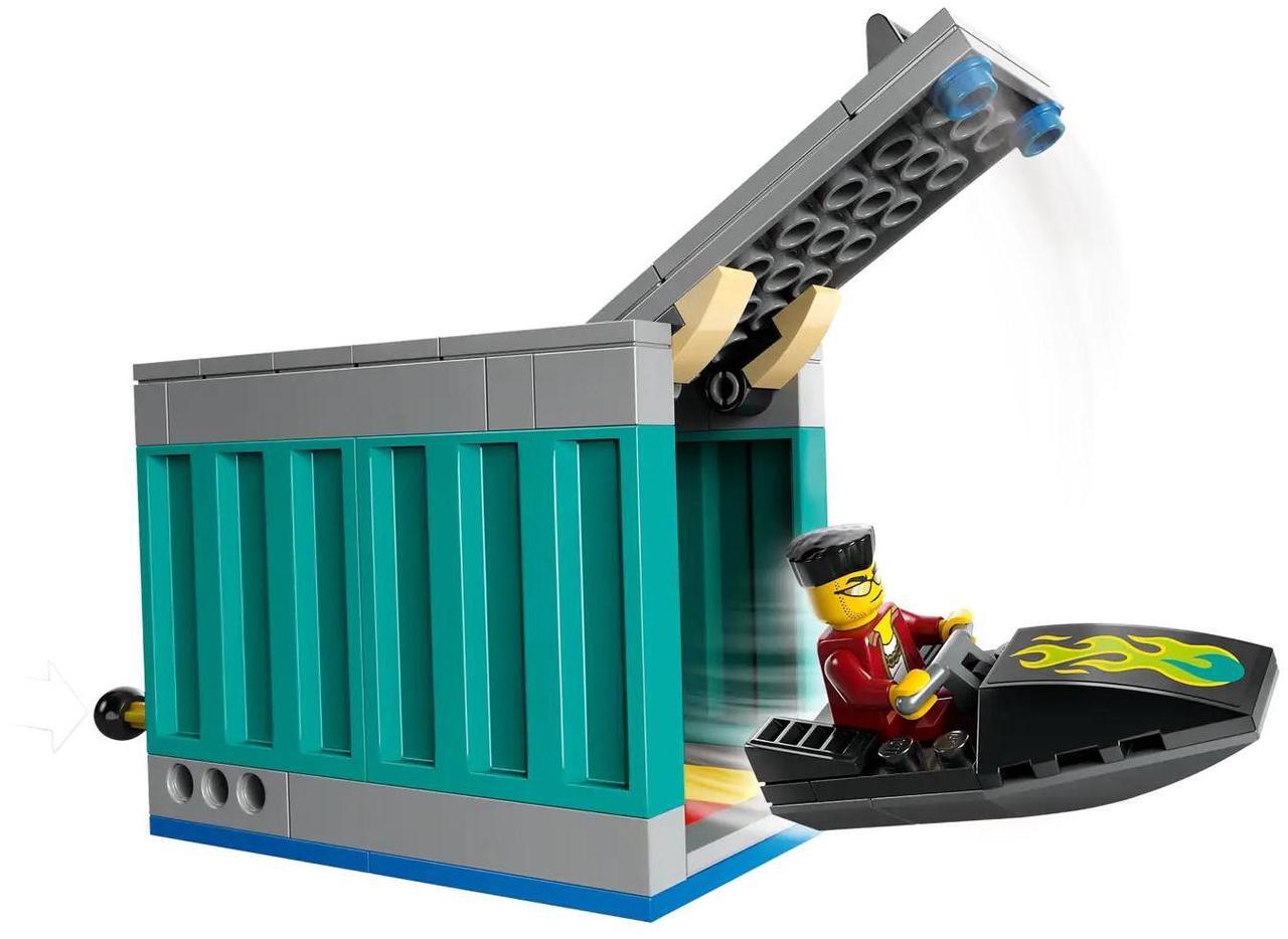 Alt view image 4 of 5 - international version city Series 60417 Police Speedboat and Crooks' Hideout Number of parts 311 Suitable for age 6+ toy building blocks