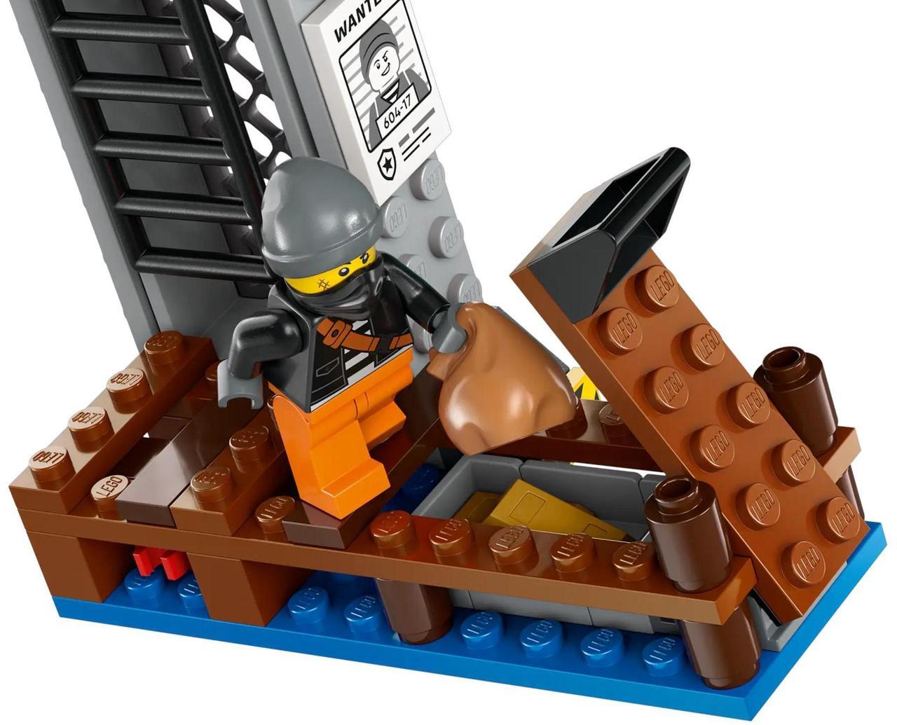 Alt view image 5 of 5 - international version city Series 60417 Police Speedboat and Crooks' Hideout Number of parts 311 Suitable for age 6+ toy building blocks