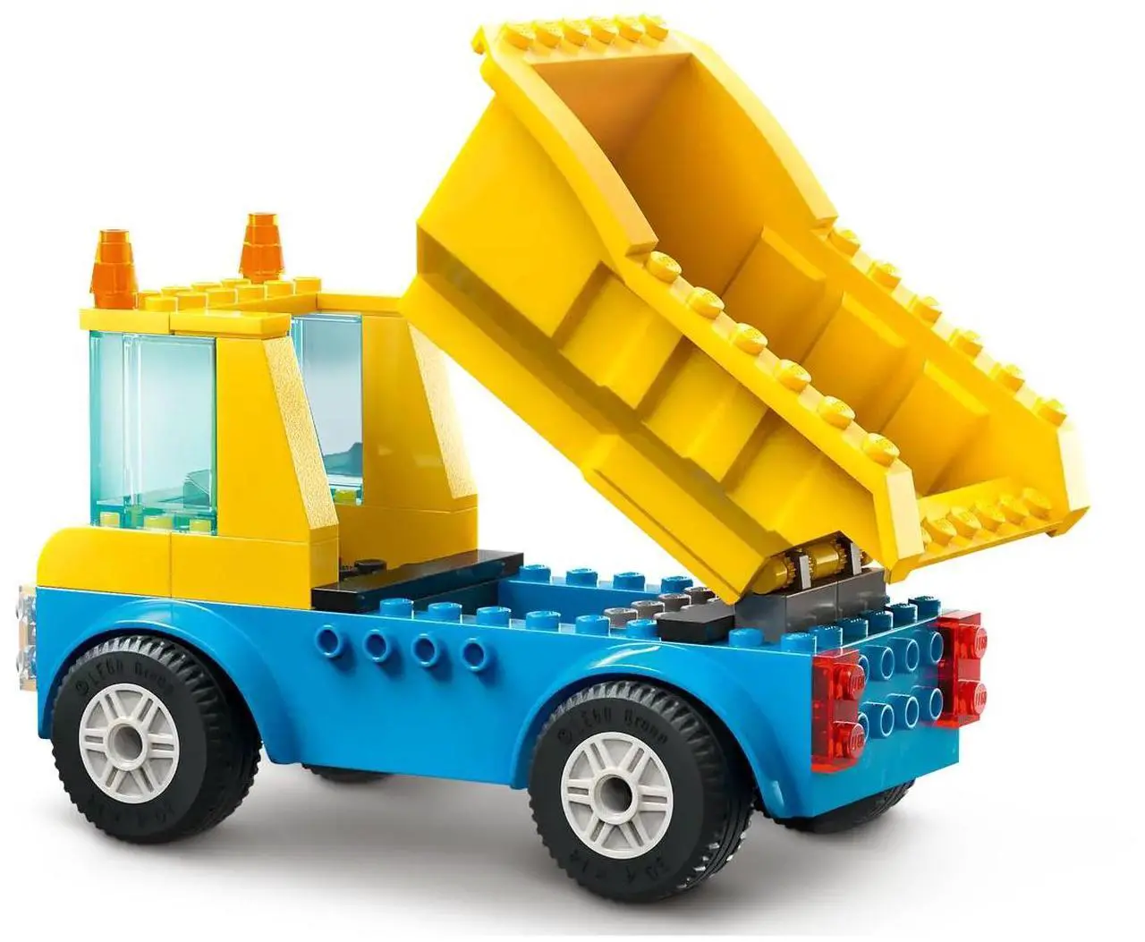 Alt view image 5 of 5 - international version city Series 60391 Construction Trucks and Wrecking Ball Crane Number of parts 235 Suitable for age 4+ toy building blocks