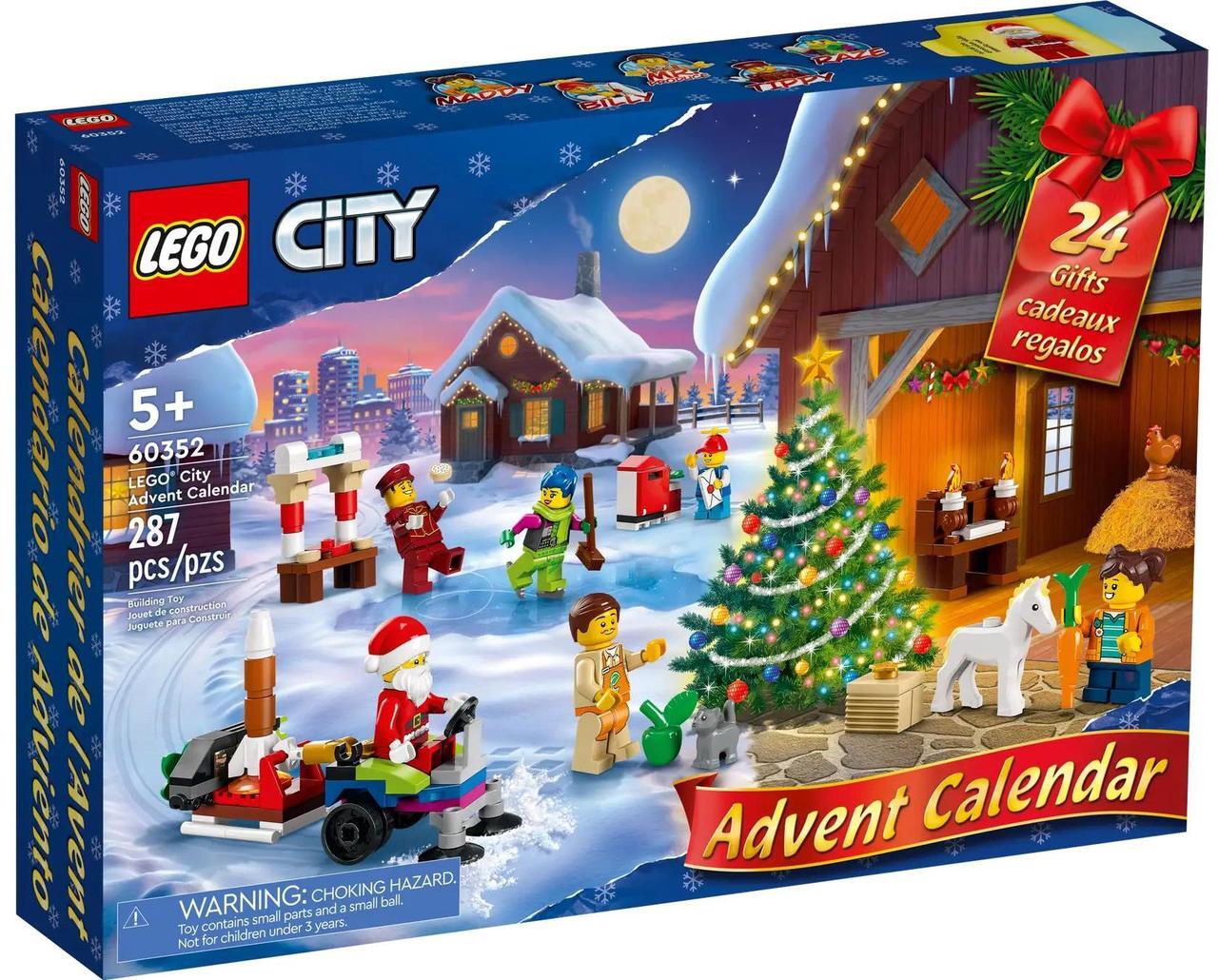 Alt view image 2 of 5 - international version city Series 60352 LEGO® City Advent Calendar Number of parts 287 Suitable for age 5+ toy building blocks