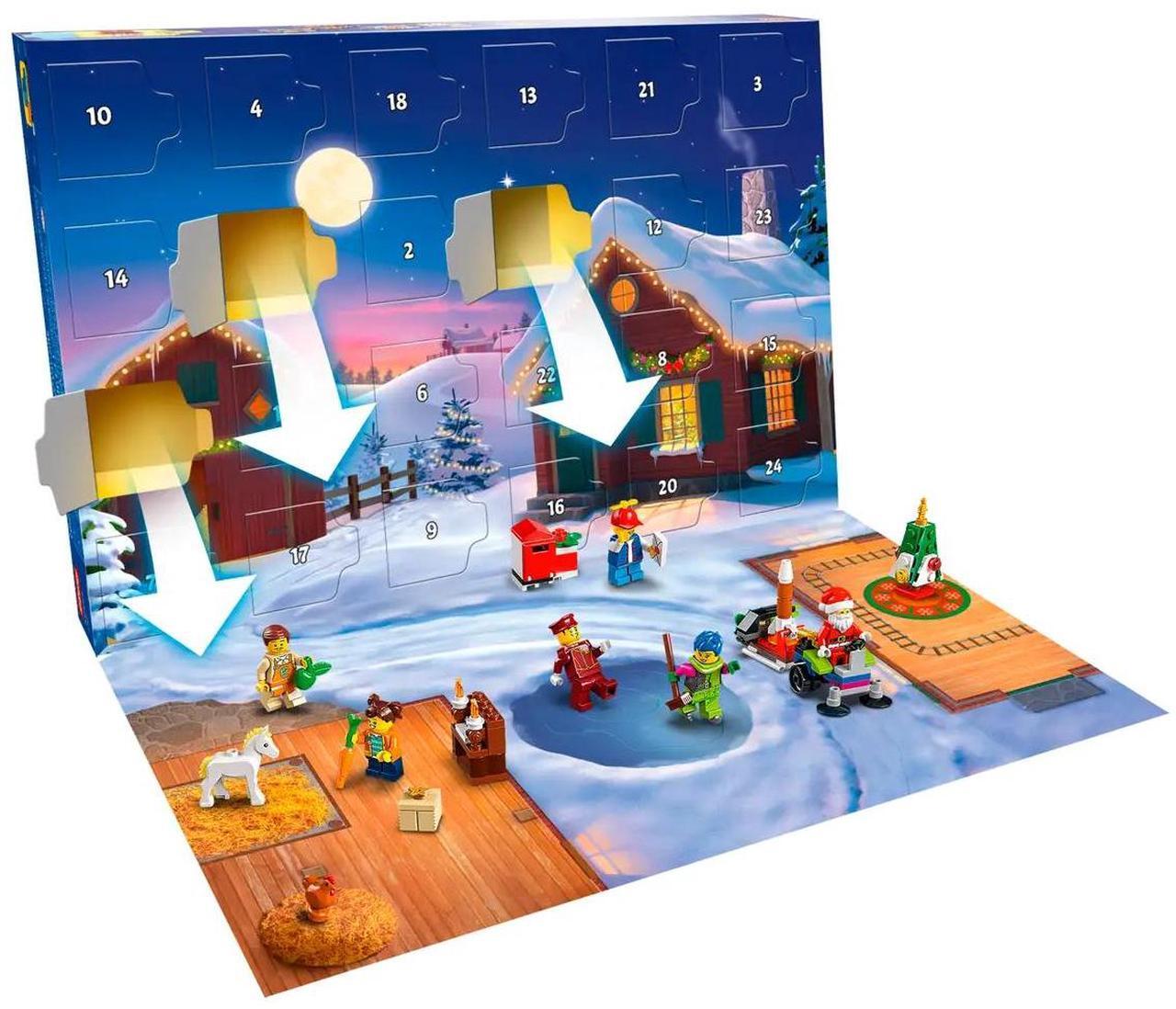 Alt view image 3 of 5 - international version city Series 60352 LEGO® City Advent Calendar Number of parts 287 Suitable for age 5+ toy building blocks