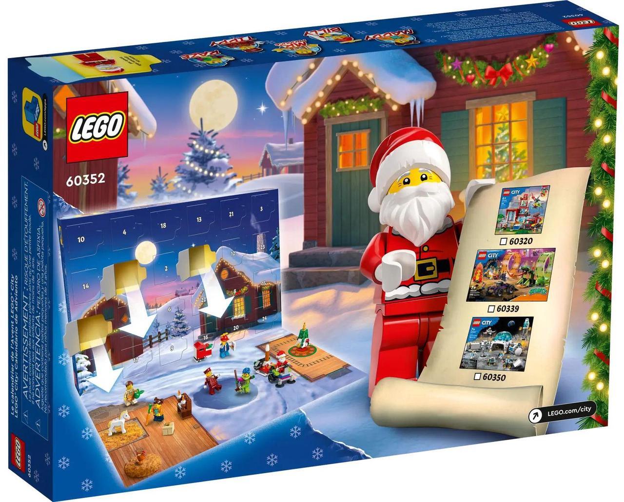 Alt view image 5 of 5 - international version city Series 60352 LEGO® City Advent Calendar Number of parts 287 Suitable for age 5+ toy building blocks