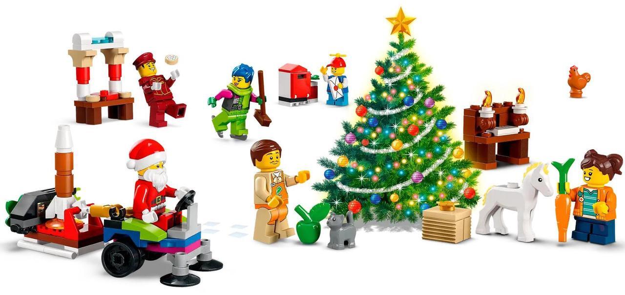 Alt view image 4 of 5 - international version city Series 60352 LEGO® City Advent Calendar Number of parts 287 Suitable for age 5+ toy building blocks