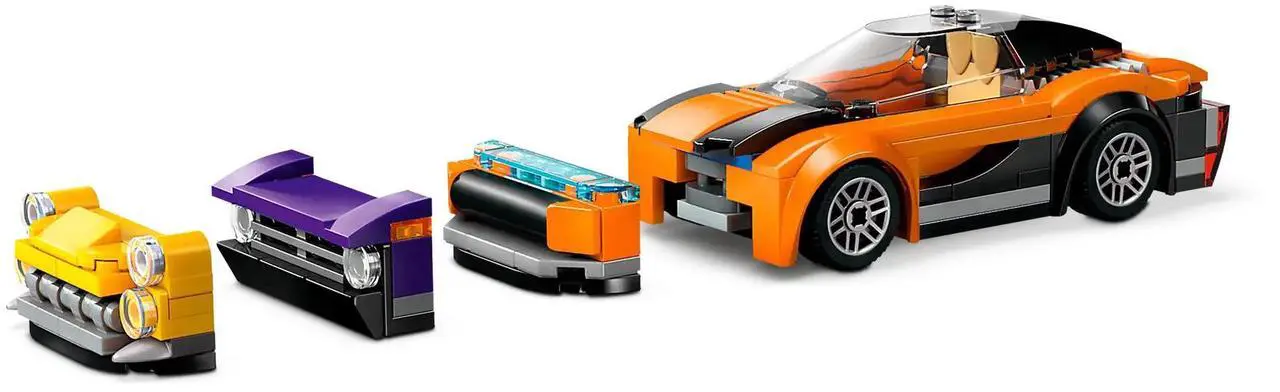 Alt view image 4 of 5 - international version city Series 60408 Car Transporter Truck with Sports Cars Number of parts 998 Suitable for age 7+ toy building blocks