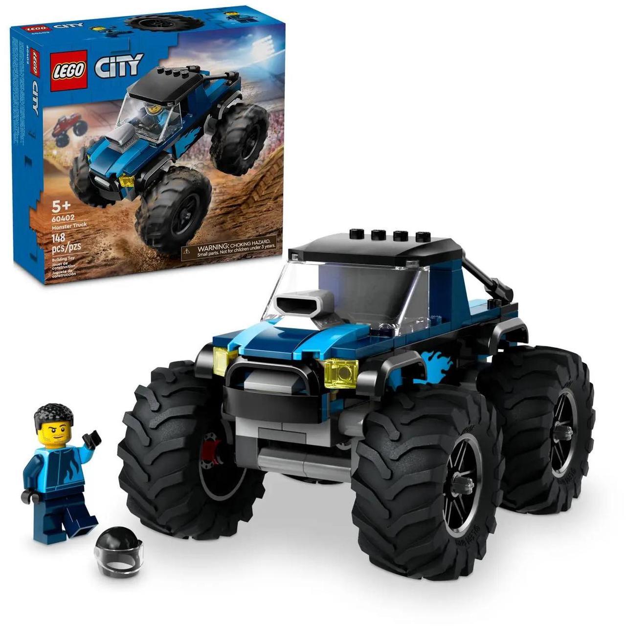 Alt view image 2 of 5 - international version city Series 60402 Blue Monster Truck Number of parts 148 Suitable for age 5+ toy building blocks