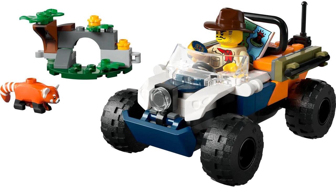 Alt view image 6 of 7 - international version city Series 60424 Jungle Explorer ATV Red Panda Mission Number of parts 92 Suitable for age 6+ toy building blocks