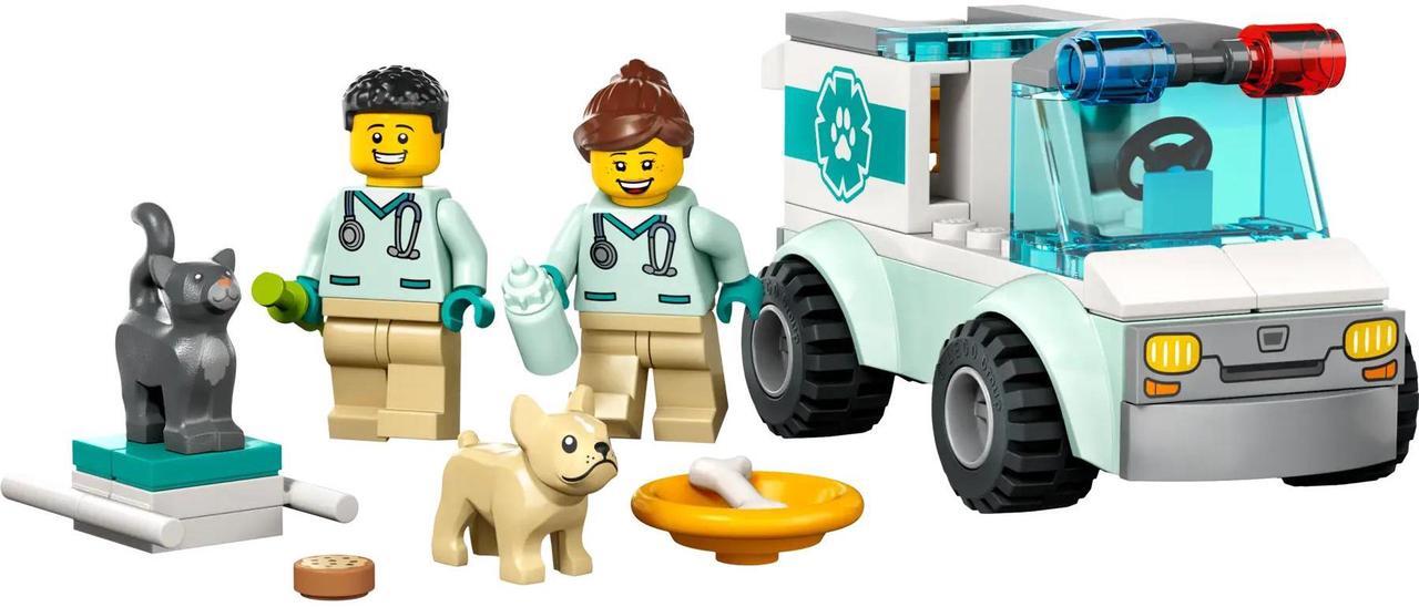 Main image of international version city Series 60424 Jungle Explorer ATV Red Panda Mission Number of parts 92 Suitable for age 6+ toy building blocks