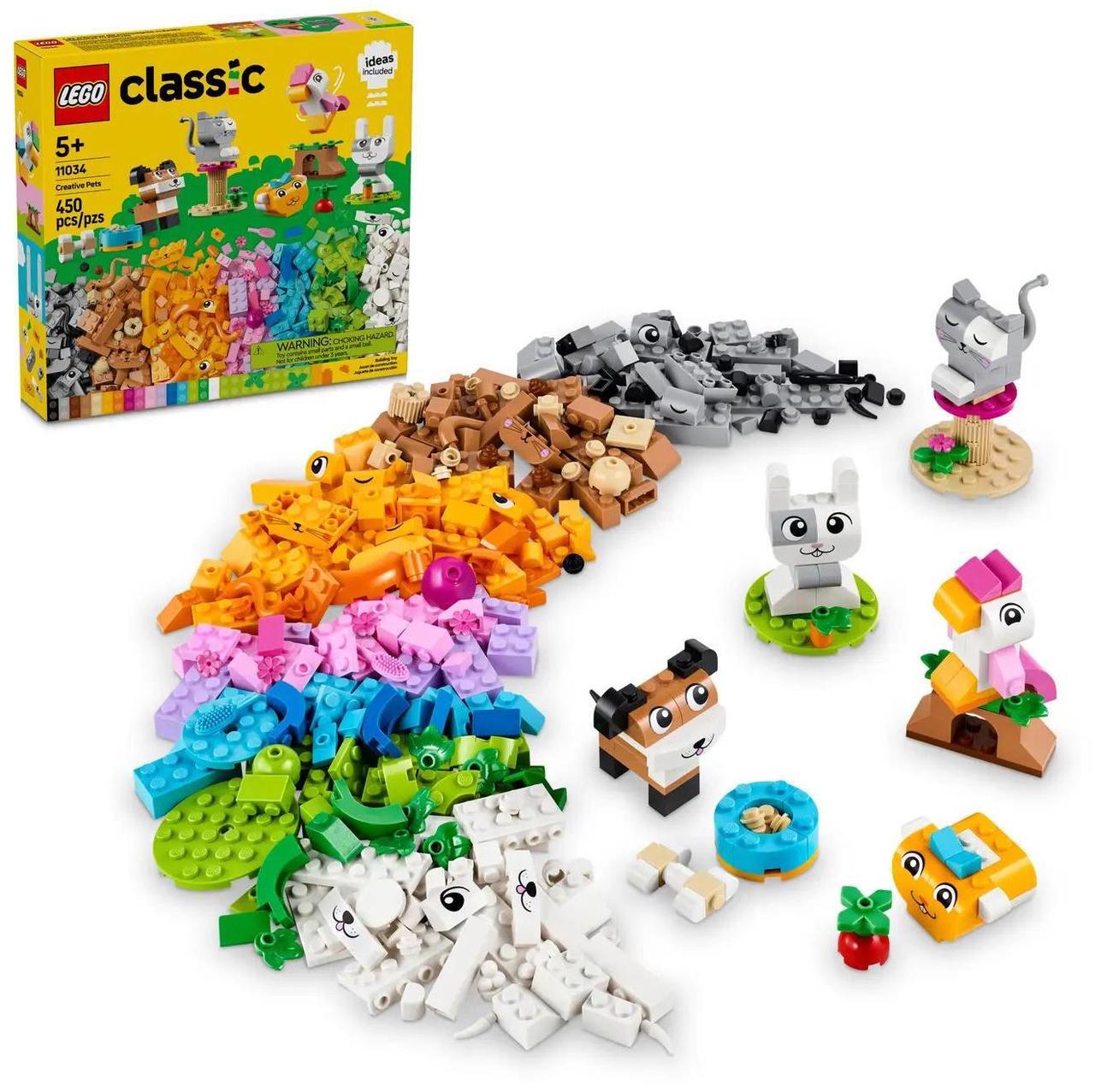 Alt view image 2 of 7 - international version Classic Series 11034 Creative Pets Number of parts 450 Suitable for age 5+ toy building blocks