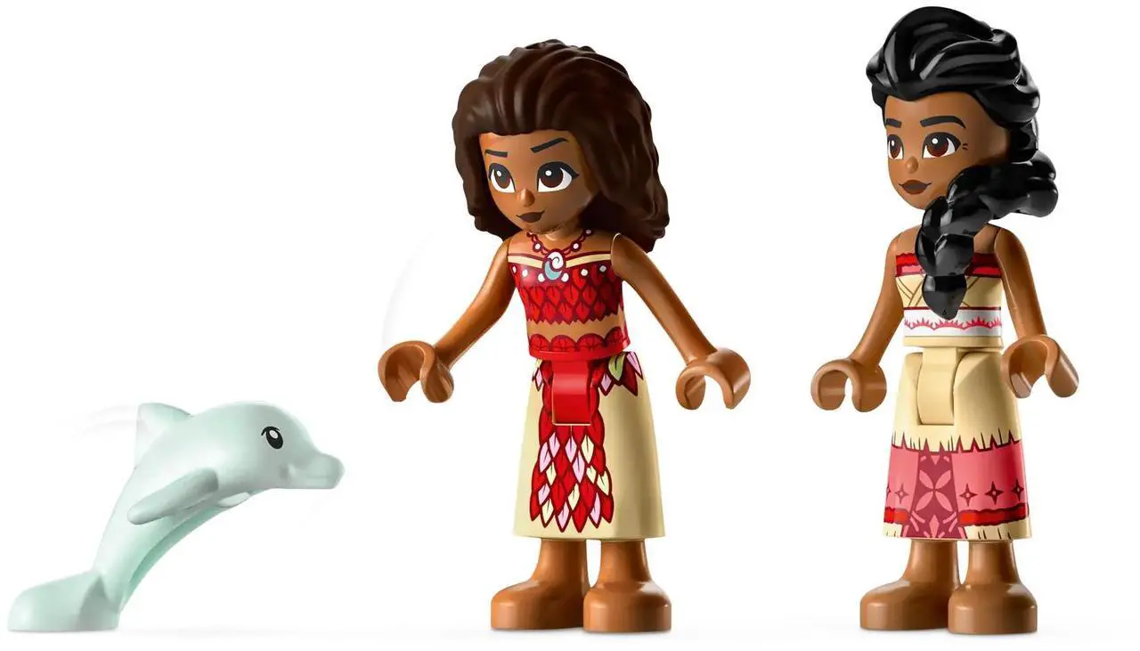 Alt view image 5 of 5 - international version Disney Series 43210 Moana's Wayfinding Boat Number of parts 321 Suitable for age 6+ toy building blocks