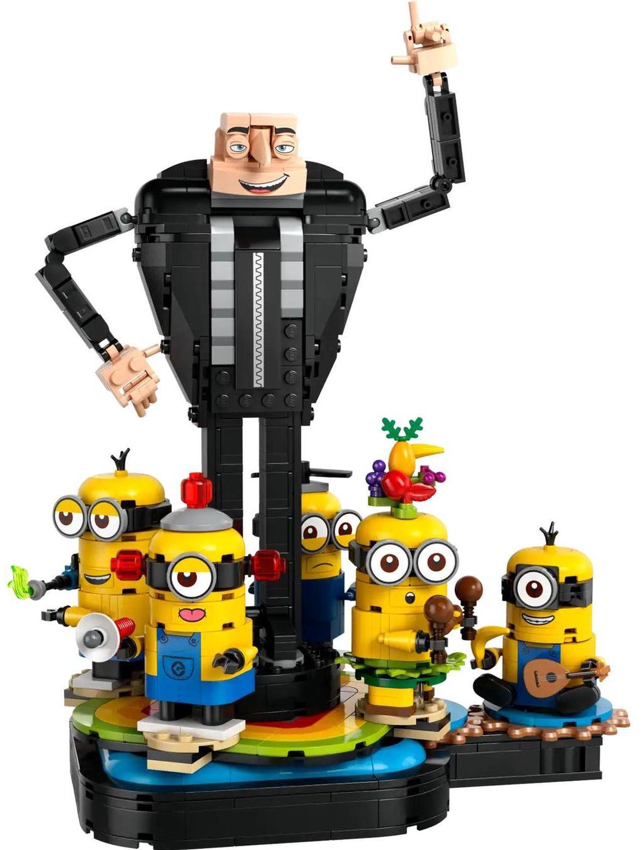 Main image of international version Despicable Me and Minion toys Series 75582 Brick-Built Gru and Minions Number of parts 839 Suitable for age 9+ toy building blocks