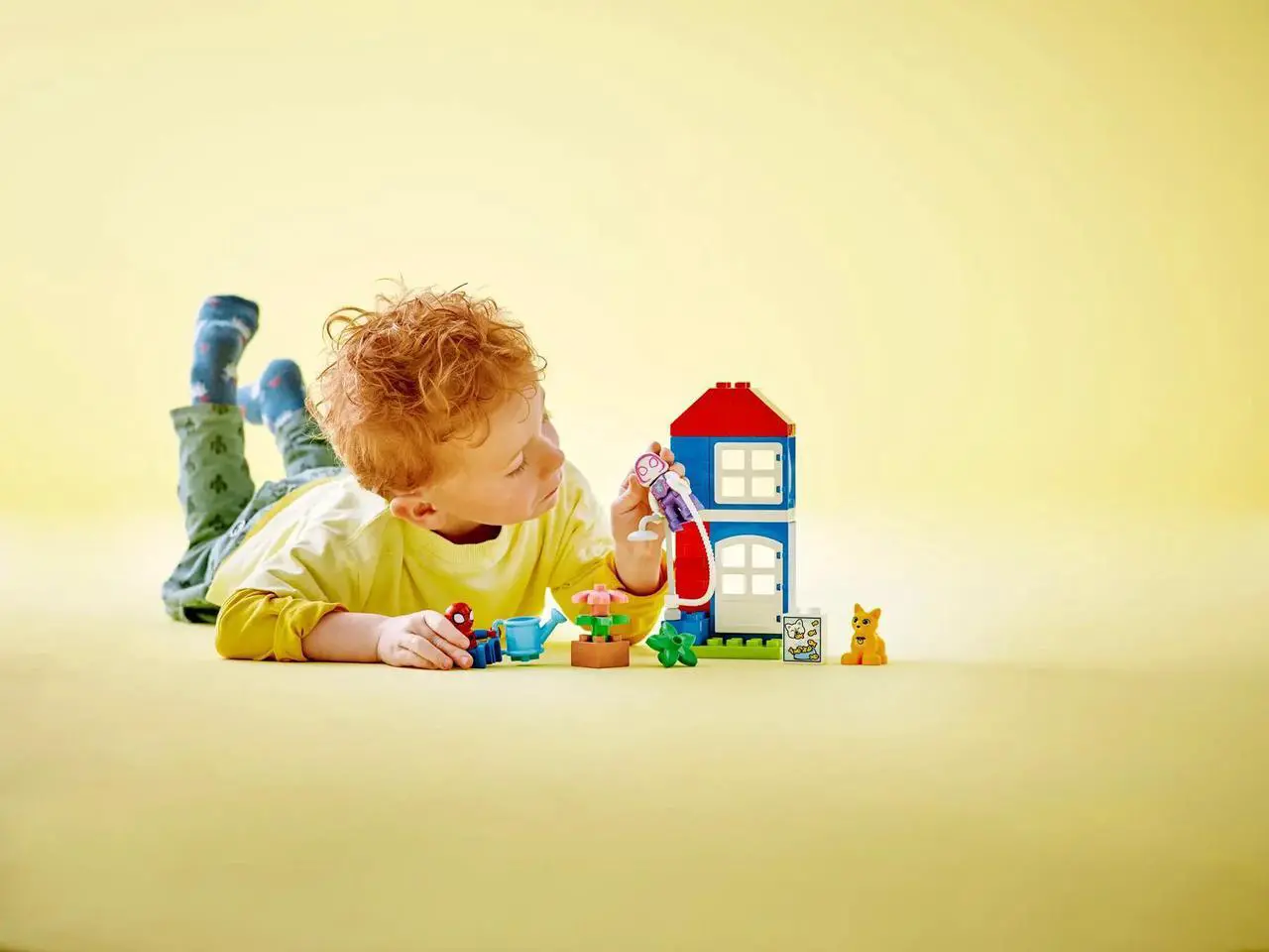 Alt view image 5 of 5 - international version duplo Series 10995 Spider-Man's House Number of parts 25 Suitable for age 2+ toy building blocks