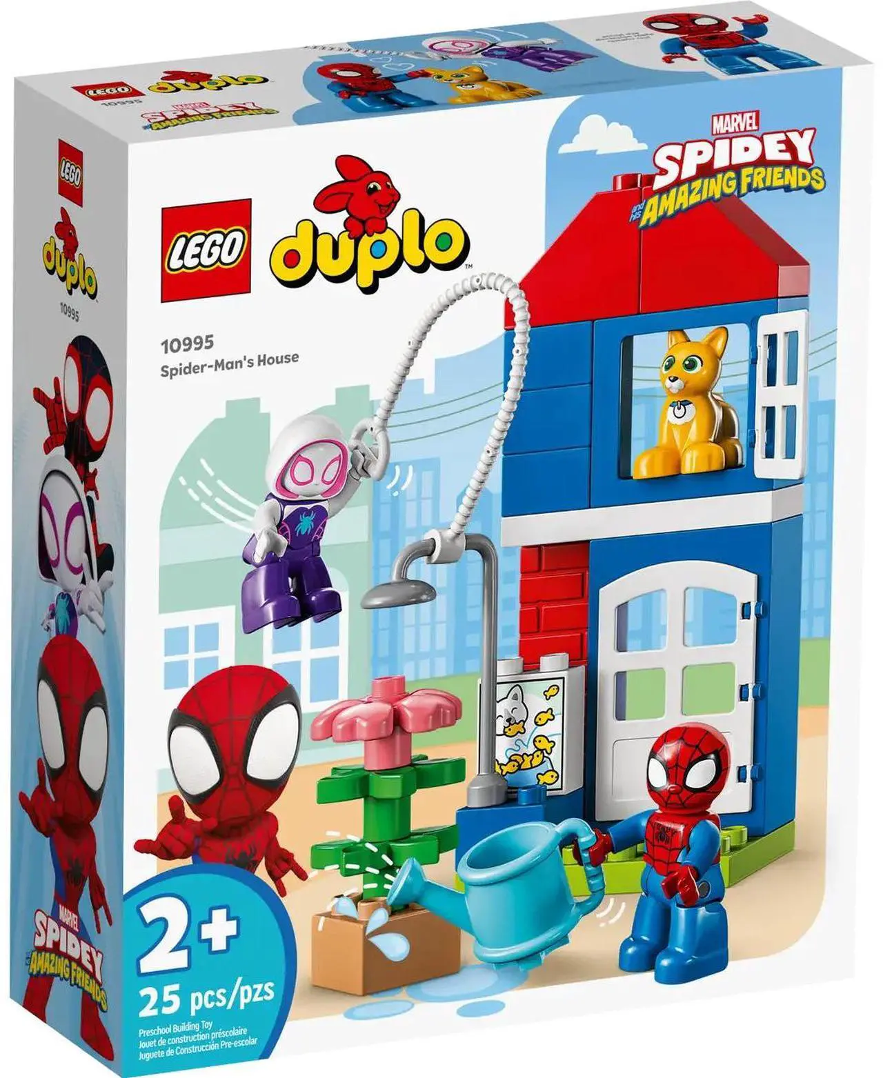 Alt view image 2 of 5 - international version duplo Series 10995 Spider-Man's House Number of parts 25 Suitable for age 2+ toy building blocks