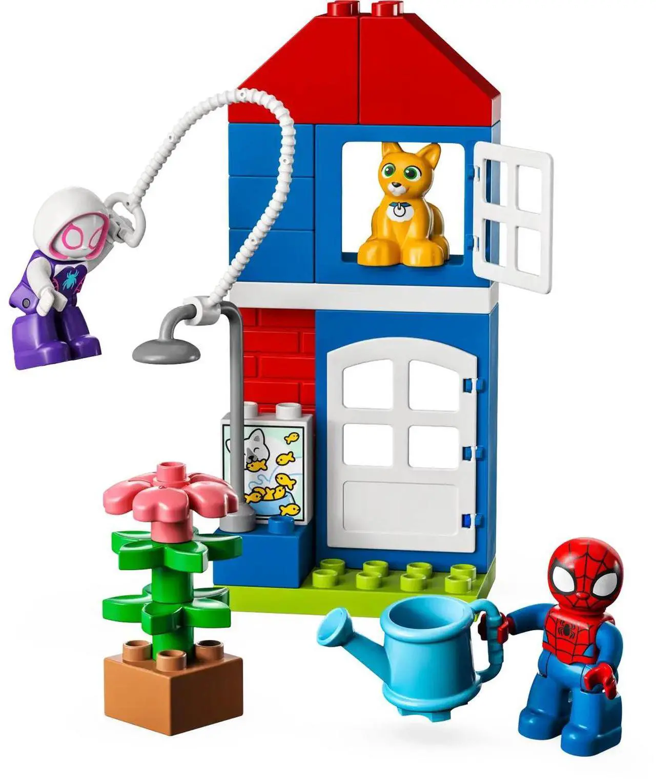 Main image of international version duplo Series 10995 Spider-Man's House Number of parts 25 Suitable for age 2+ toy building blocks