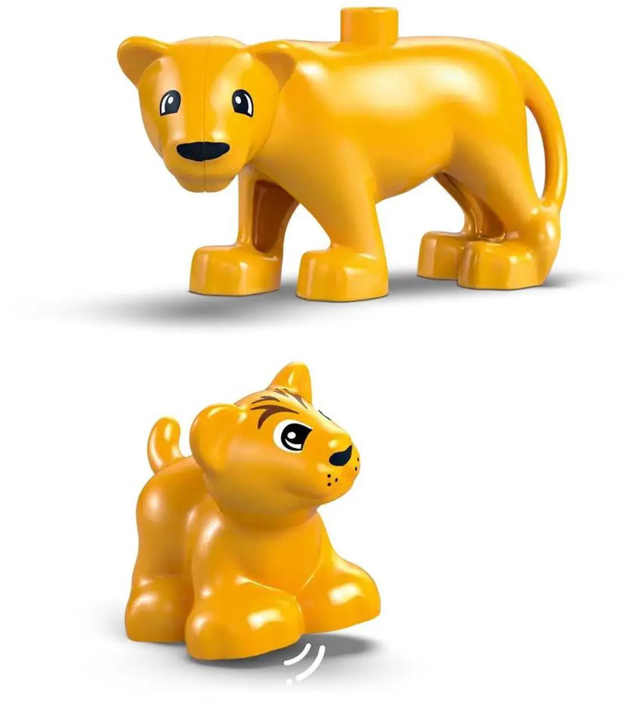 Alt view image 4 of 5 - international version duplo Series 10442 Wild Animal Families: Penguins & Lions Number of parts 10 Suitable for age 2+ toy building blocks