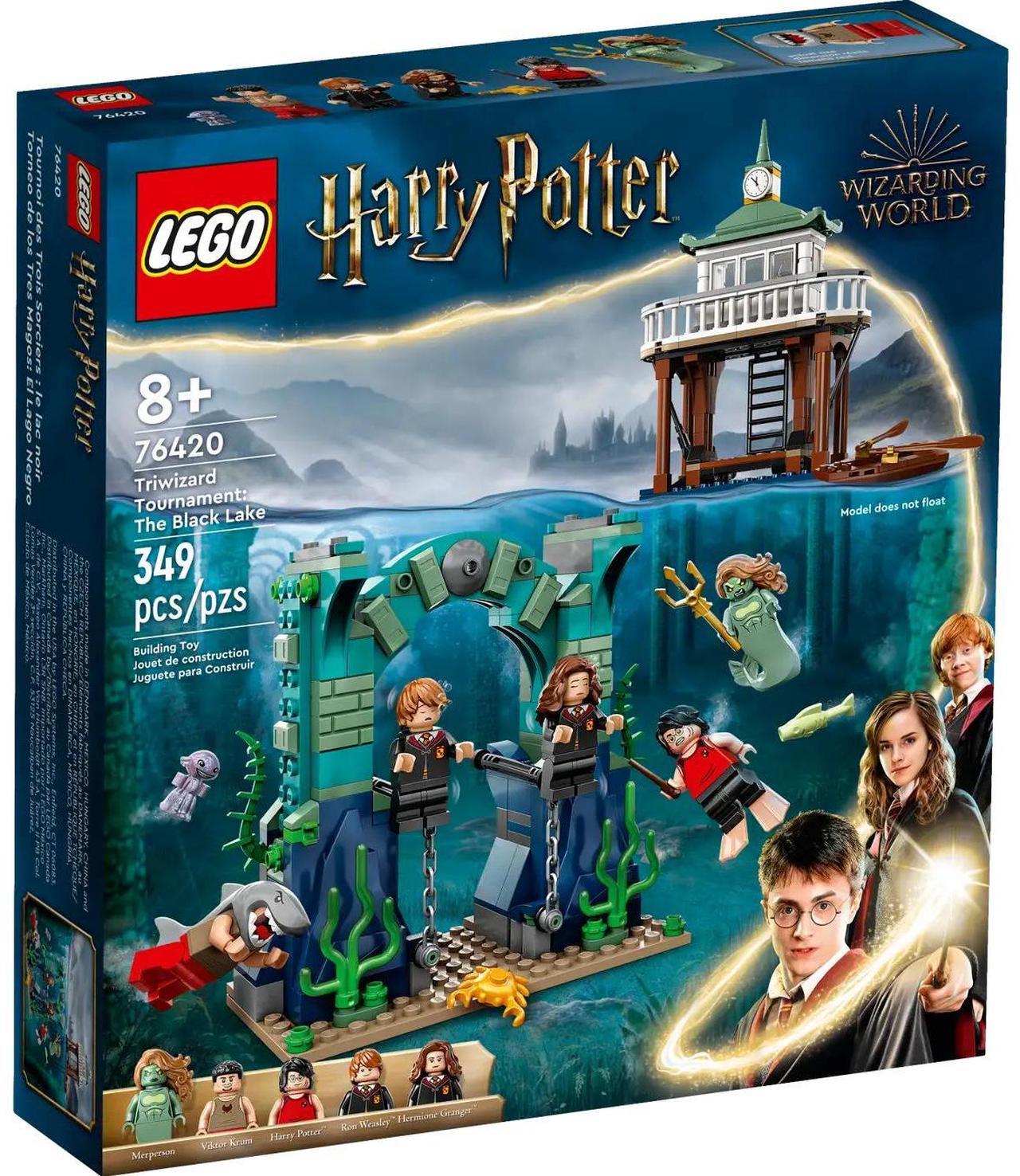 Alt view image 2 of 5 - international version Harry Potter Series 76420 Triwizard Tournament: The Black Lake Number of parts 349 Suitable for age 8+ toy building blocks