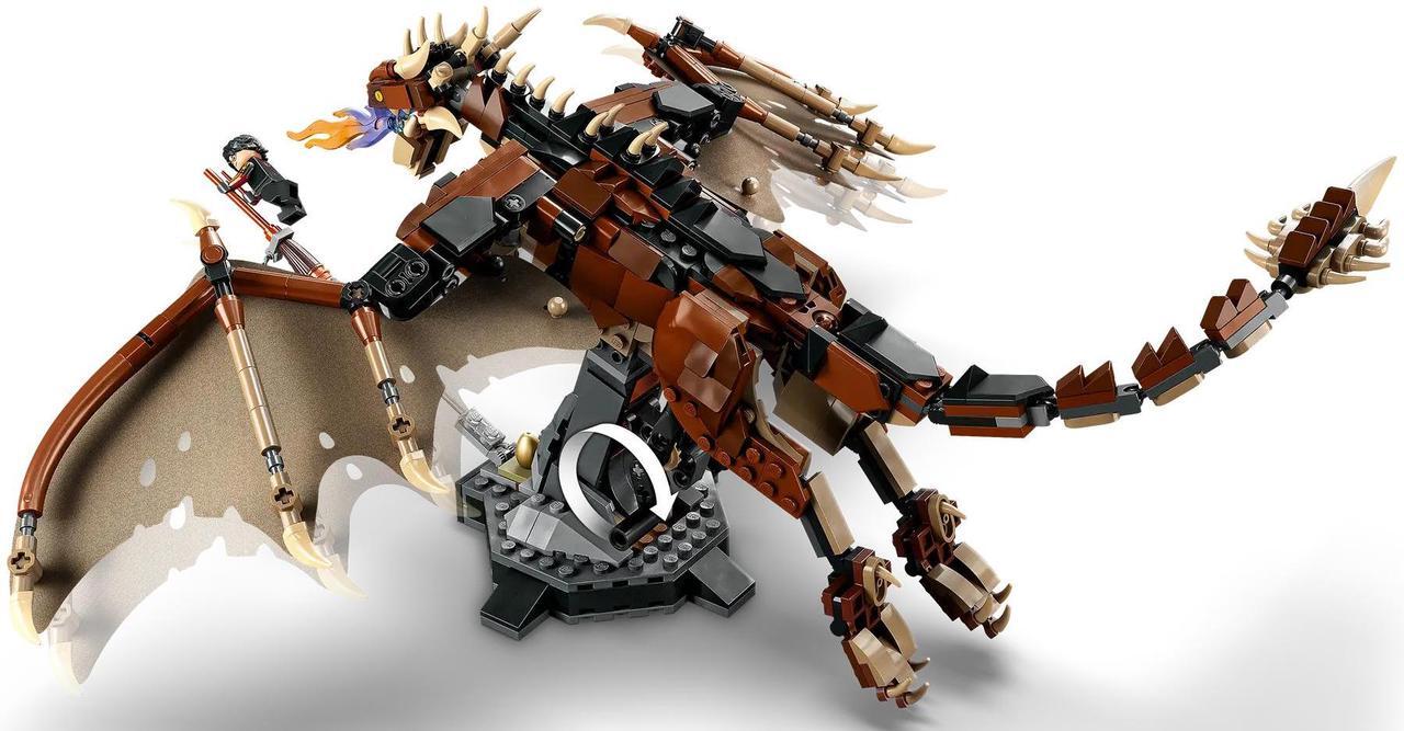 Alt view image 3 of 5 - international version Harry Potter Series 76406 Hungarian Horntail Dragon Number of parts 671 Suitable for age 8+ toy building blocks