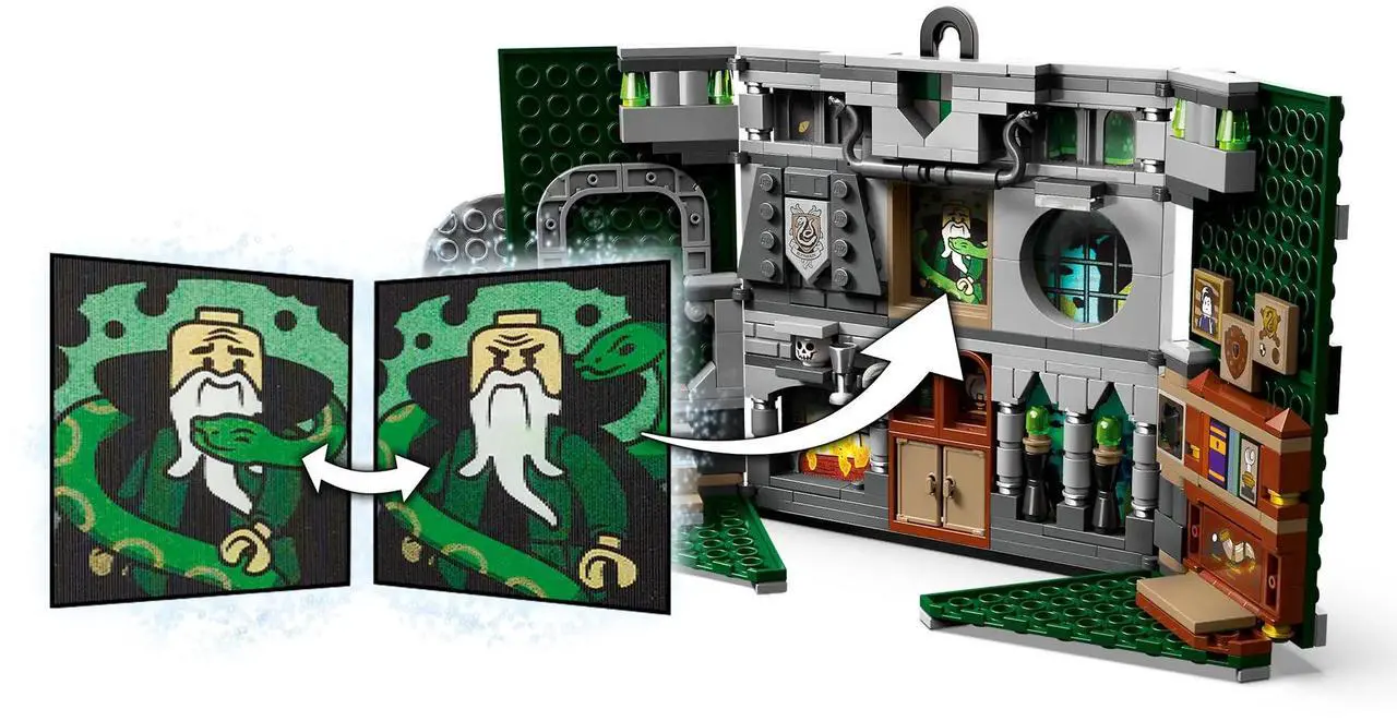 Alt view image 3 of 5 - international version Harry Potter Series 76410 Slytherin House Banner Number of parts 349 Suitable for age 9+ toy building blocks