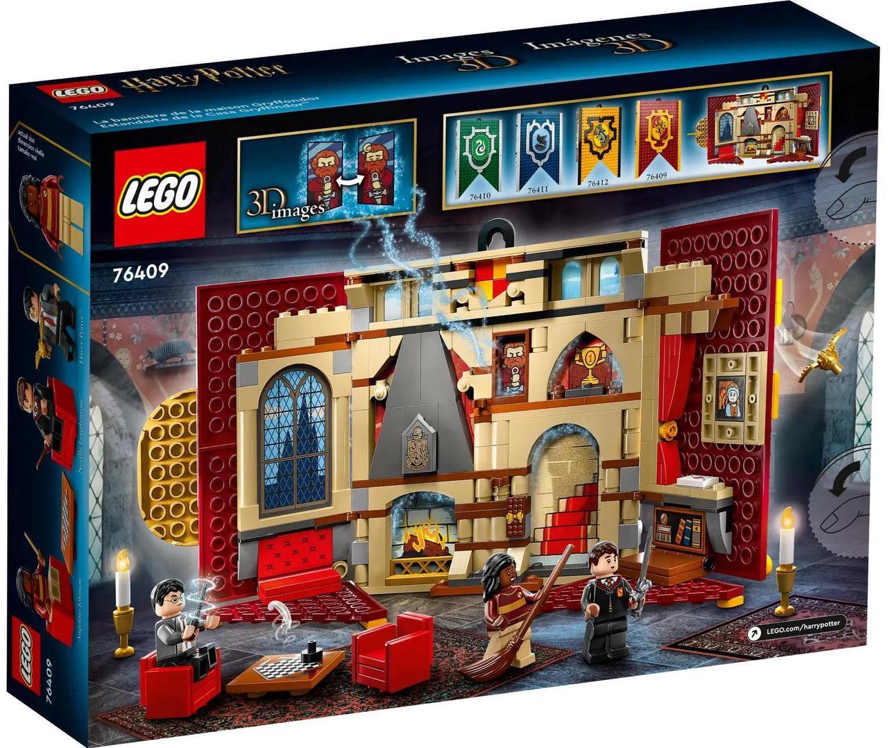 Alt view image 5 of 5 - international version Harry Potter Series 76409 Gryffindor House Banner Number of parts 285 Suitable for age 9+ toy building blocks