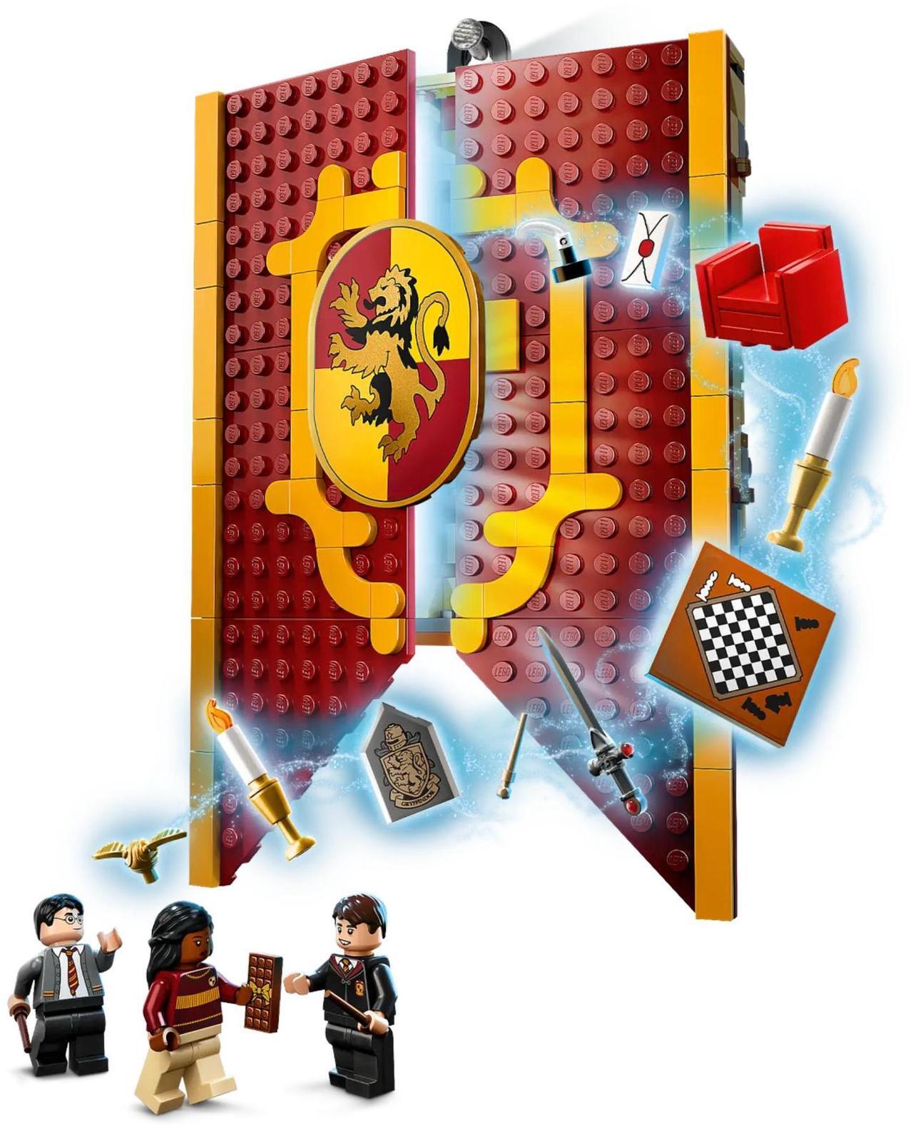 Alt view image 3 of 5 - international version Harry Potter Series 76409 Gryffindor House Banner Number of parts 285 Suitable for age 9+ toy building blocks