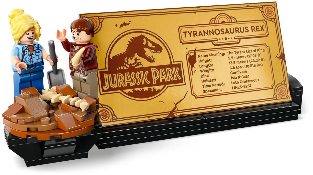 Alt view image 5 of 5 - international version jurassic world Series 76968 Dinosaur Fossils: Tyrannosaurus rex Number of parts 3145 Suitable for age 18+ toy building blocks