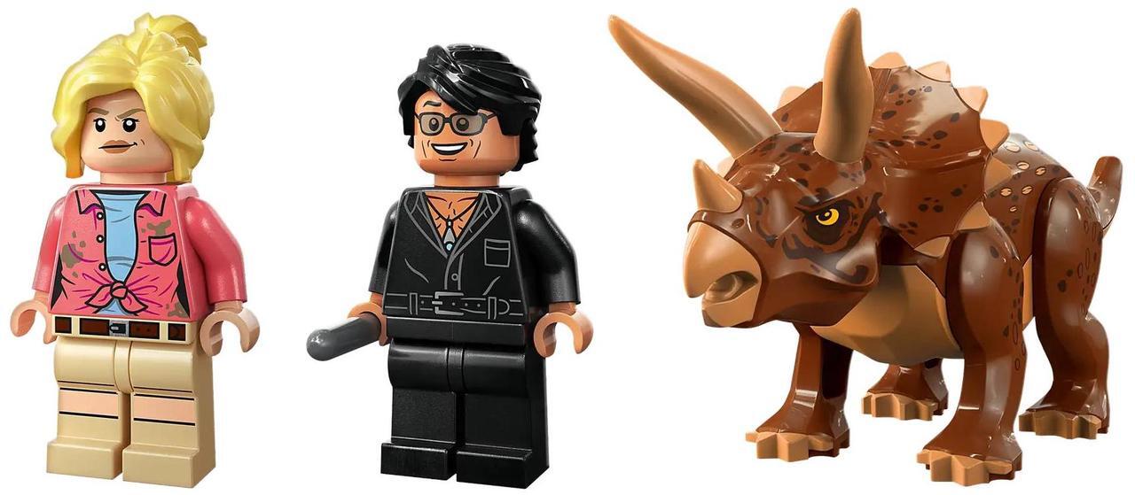 Alt view image 5 of 5 - international version jurassic world Series 76959 Triceratops Research Number of parts 281 Suitable for age 8+ toy building blocks