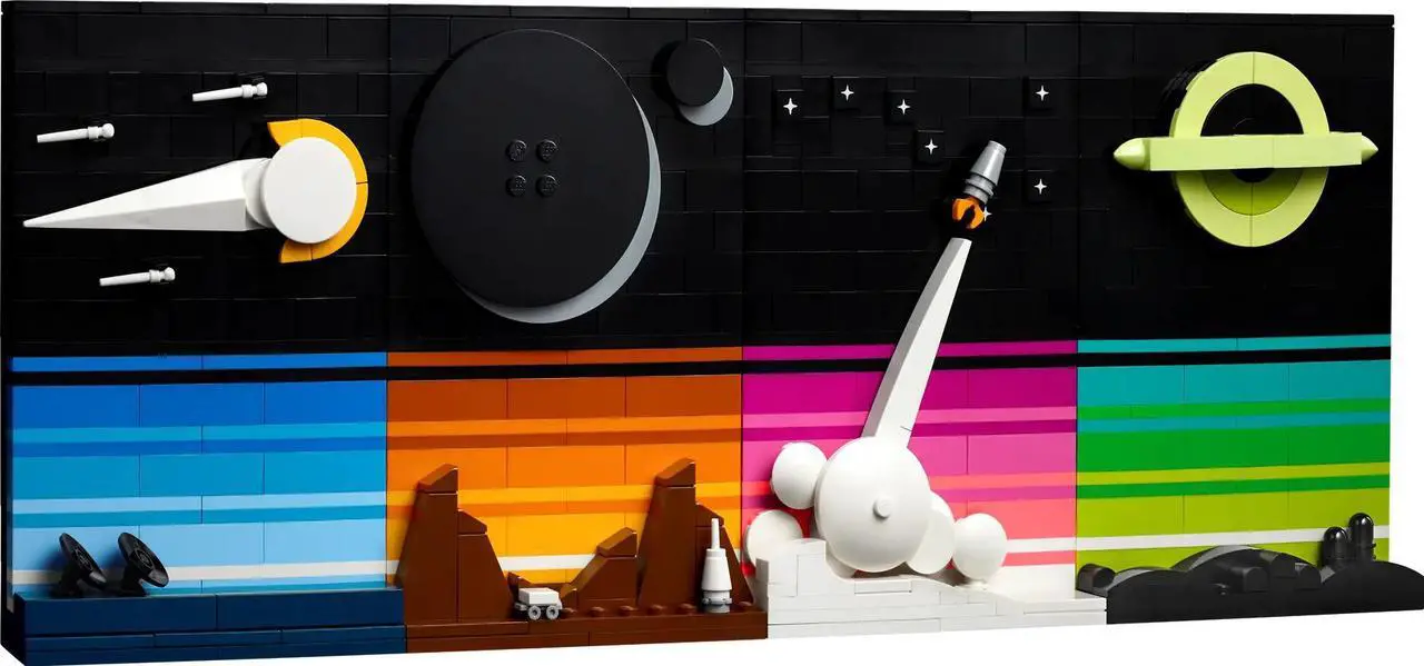 Alt view image 3 of 5 - international version Ideas Series 21340 Tales of the Space Age Number of parts 688 Suitable for age 18+ toy building blocks