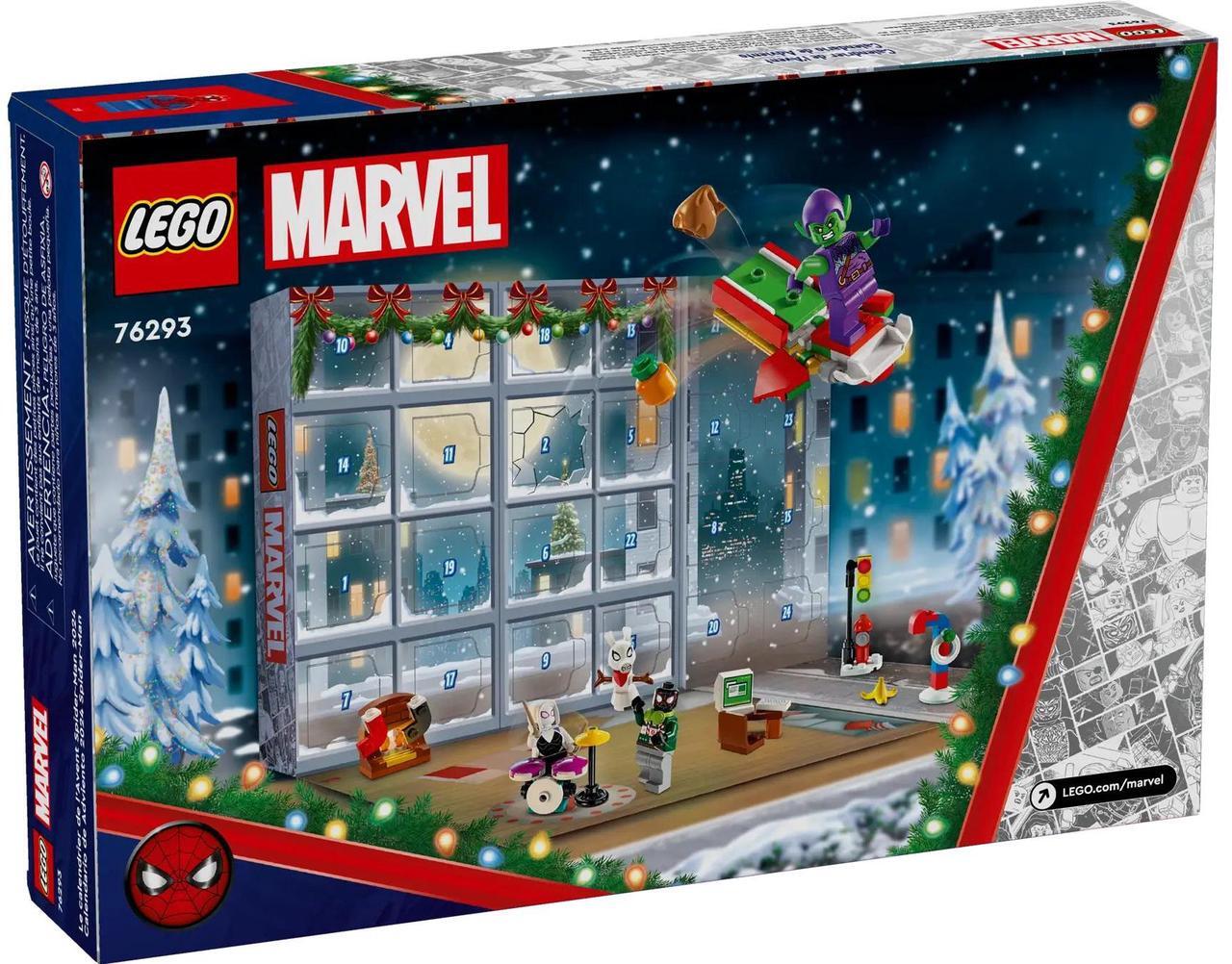 Alt view image 3 of 5 - international version marvel Series 76293 Spider-Man 2024 Advent Calendar Number of parts 246 Suitable for age 7+ toy building blocks