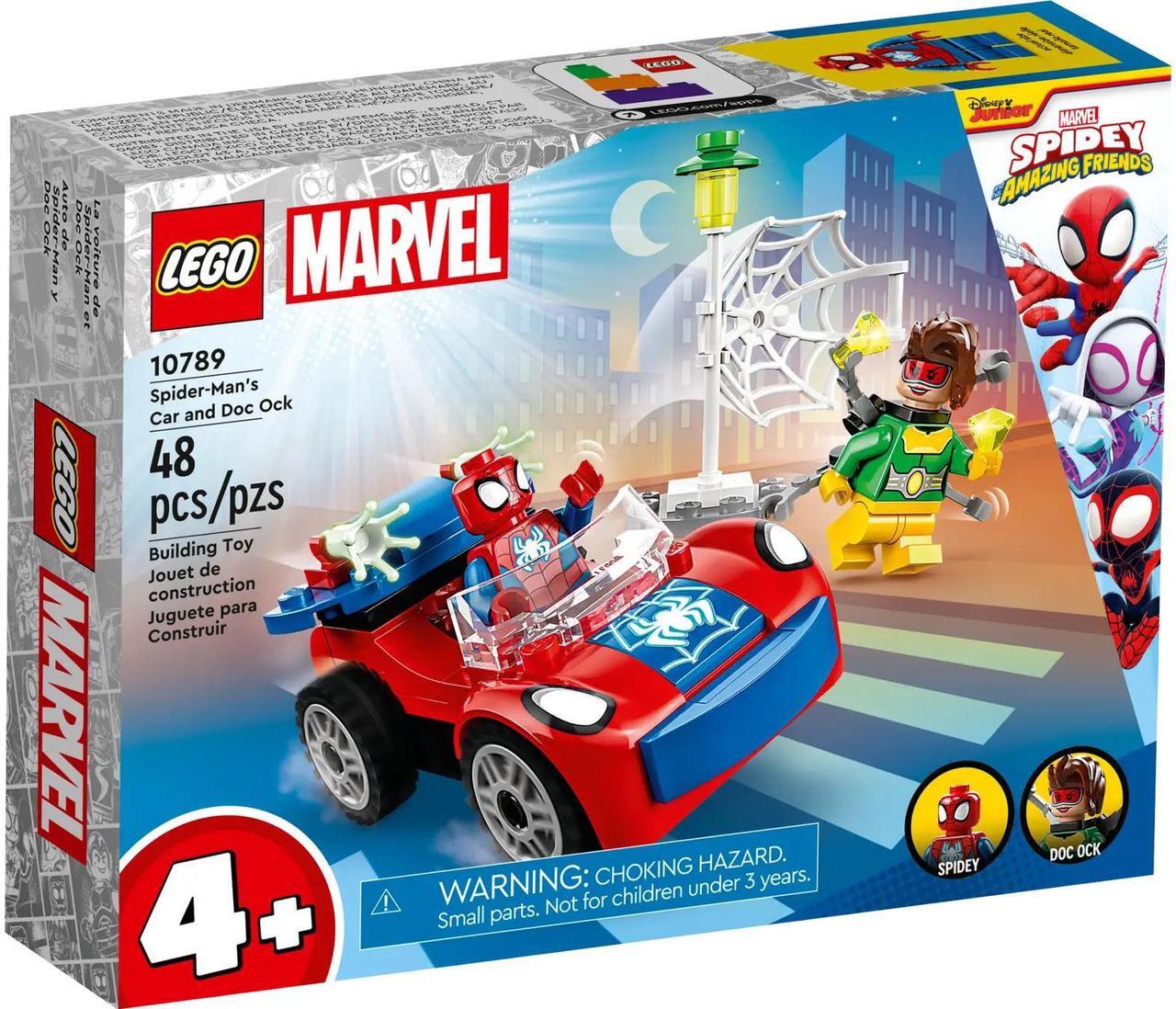 Alt view image 2 of 3 - international version marvel Series 10789 Spider-Man's Car and Doc Ock Number of parts 48 Suitable for age 4+ toy building blocks