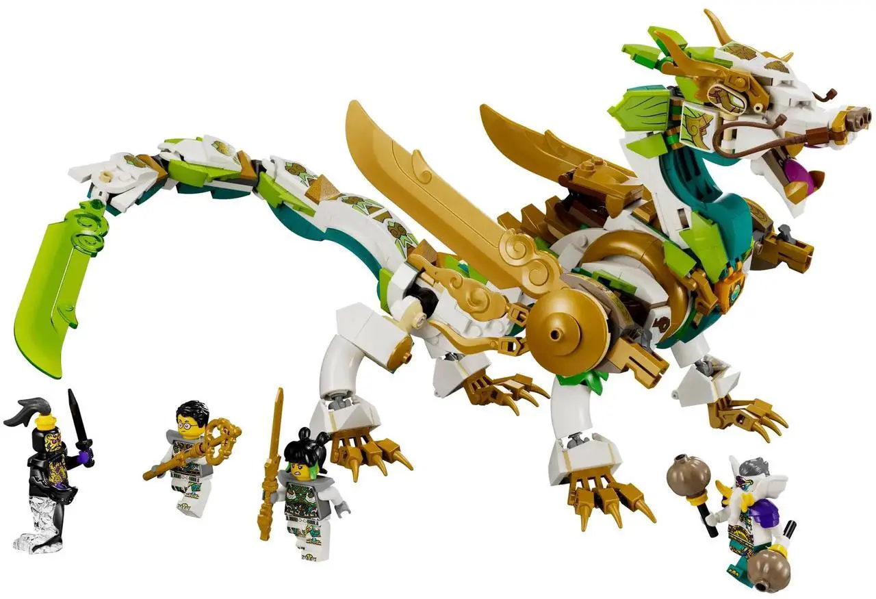 Main image of international version monkie kid Series 80047 Mei's Guardian Dragon Number of parts 605 Suitable for age 9+ toy building blocks