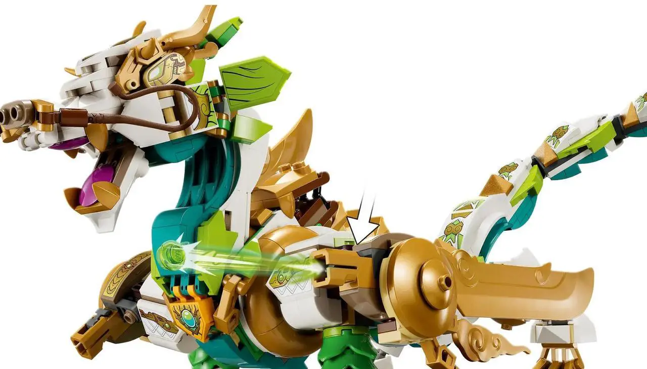 Alt view image 4 of 5 - international version monkie kid Series 80047 Mei's Guardian Dragon Number of parts 605 Suitable for age 9+ toy building blocks