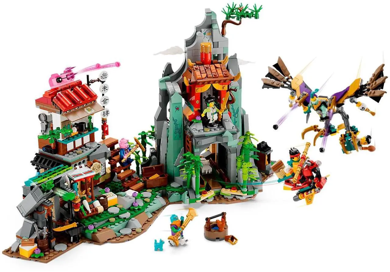 Alt view image 3 of 5 - international version monkie kid Series 80044 Monkie Kid's Team Hideout Number of parts 1582 Suitable for age 9+ toy building blocks