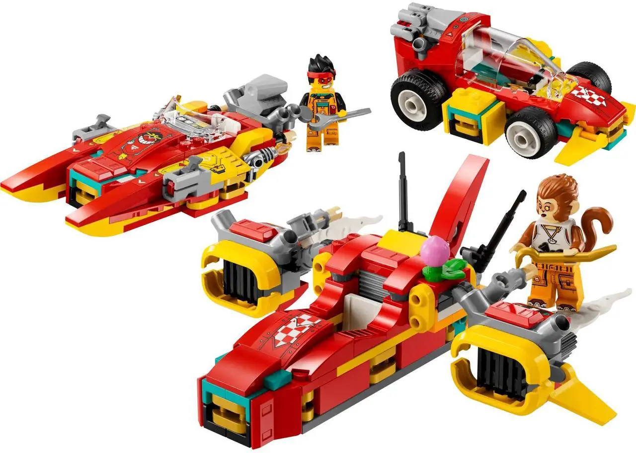 Main image of international version monkie kid Series 80050 Creative Vehicles Number of parts 390 Suitable for age 6+ toy building blocks