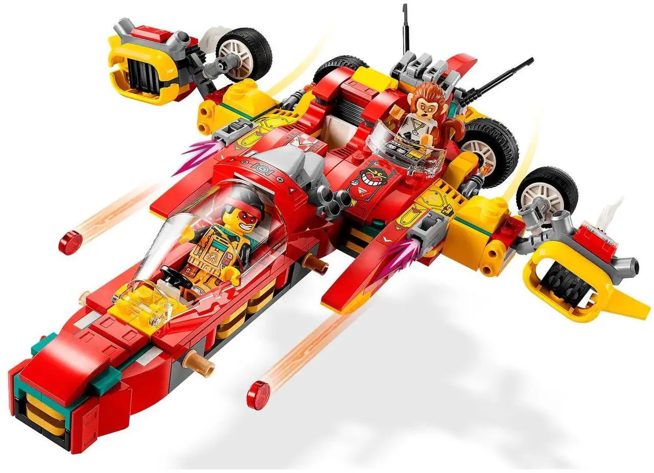 Alt view image 3 of 5 - international version monkie kid Series 80050 Creative Vehicles Number of parts 390 Suitable for age 6+ toy building blocks