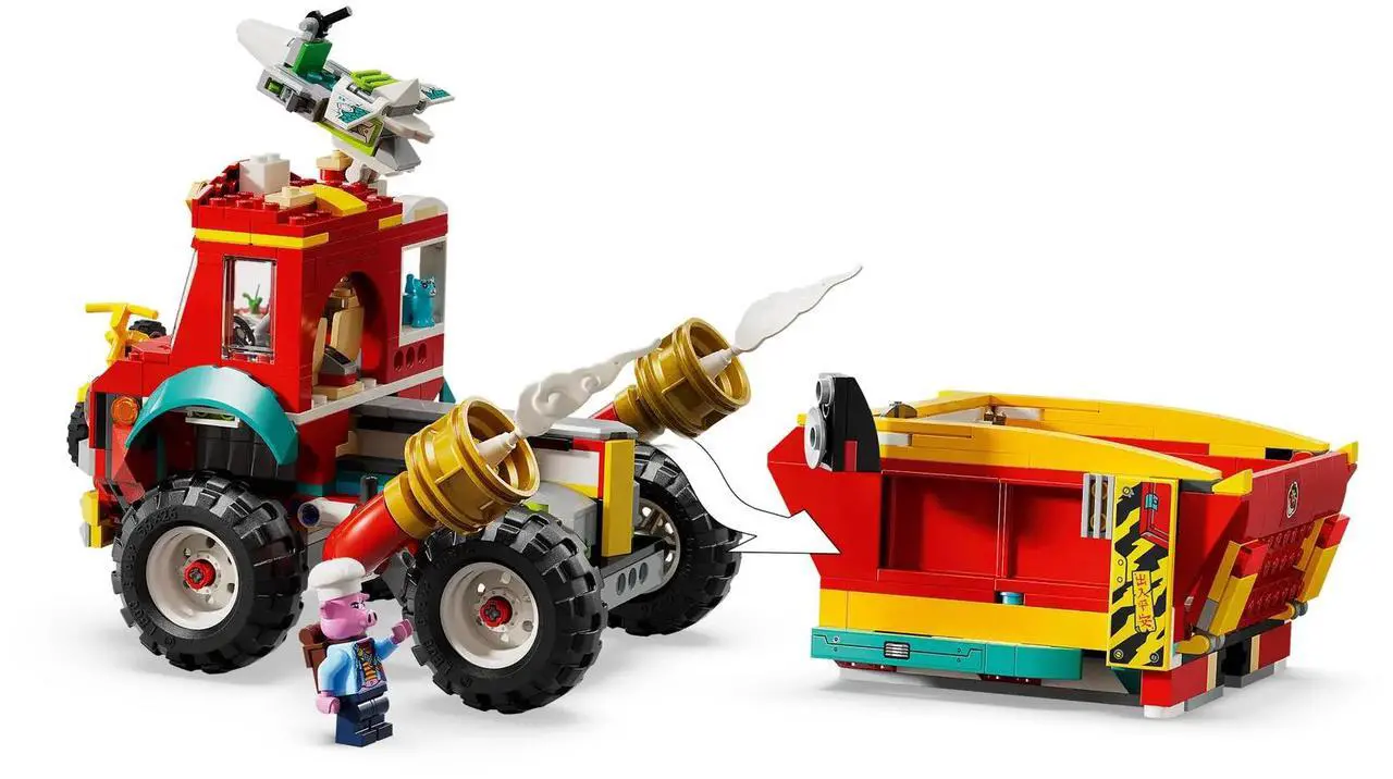Alt view image 4 of 5 - international version monkie kid Series 80055 Monkie Kid's Team Power Truck Number of parts 712 Suitable for age 7+ toy building blocks