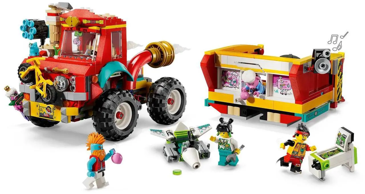 Alt view image 3 of 5 - international version monkie kid Series 80055 Monkie Kid's Team Power Truck Number of parts 712 Suitable for age 7+ toy building blocks