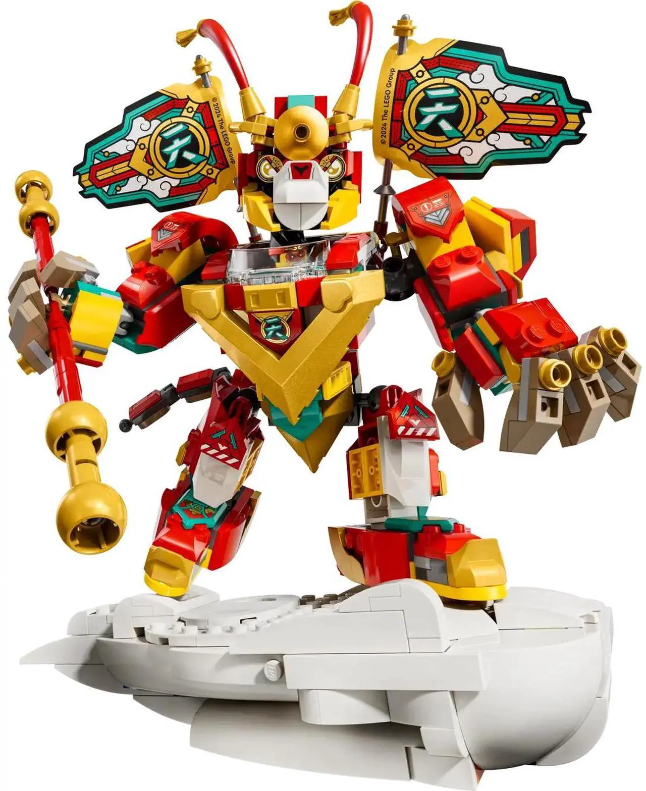 Main image of international version monkie kid Series 80051 Monkie Kid's Mini Mech Number of parts 556 Suitable for age 8+ toy building blocks